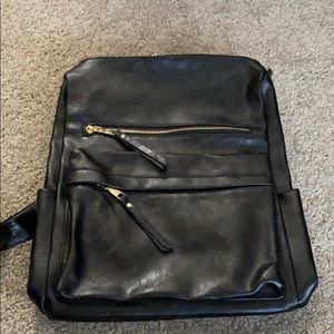 Cute black backpack